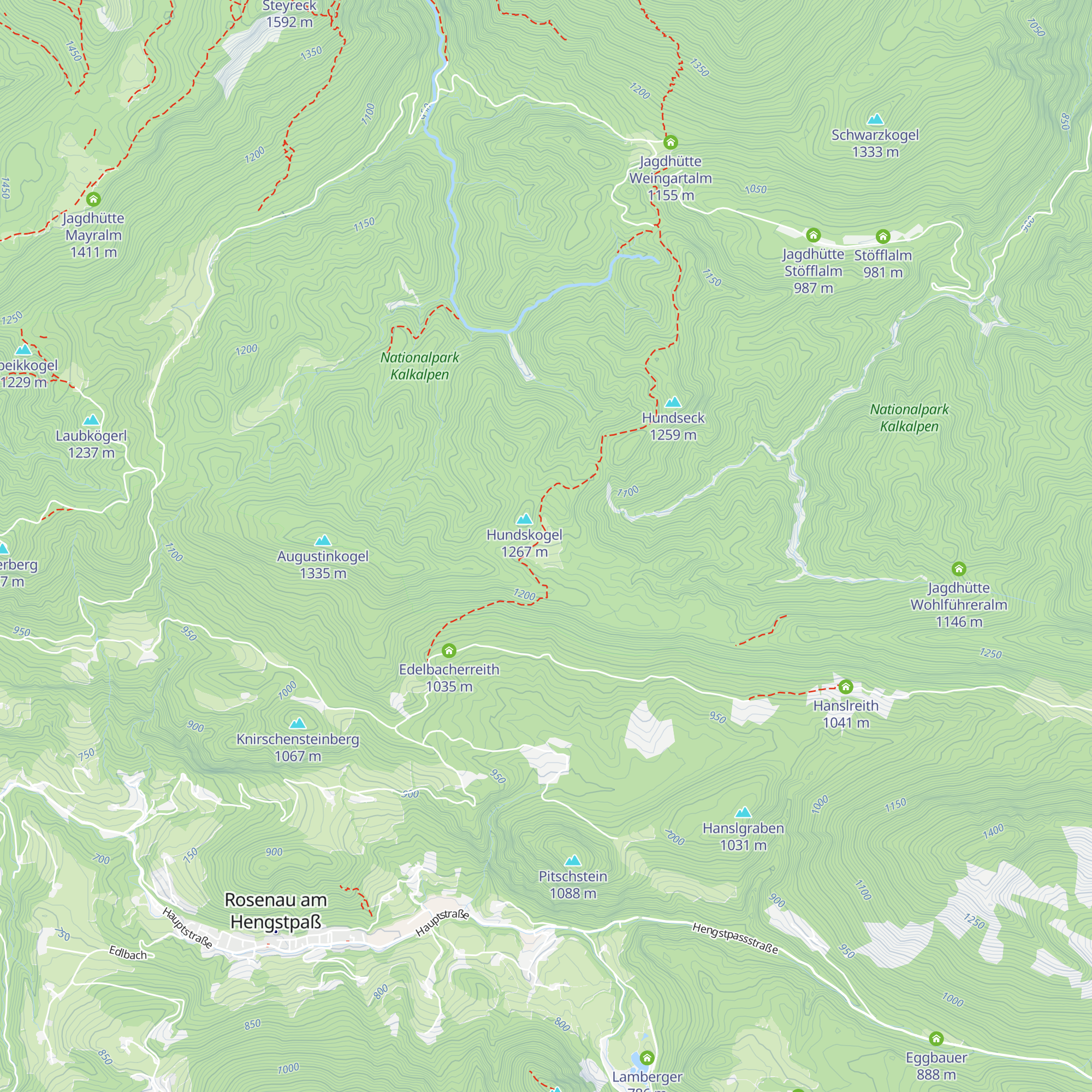 Groißnalm map