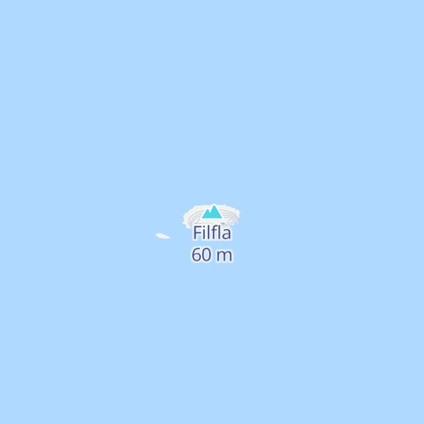 Map of Filfla