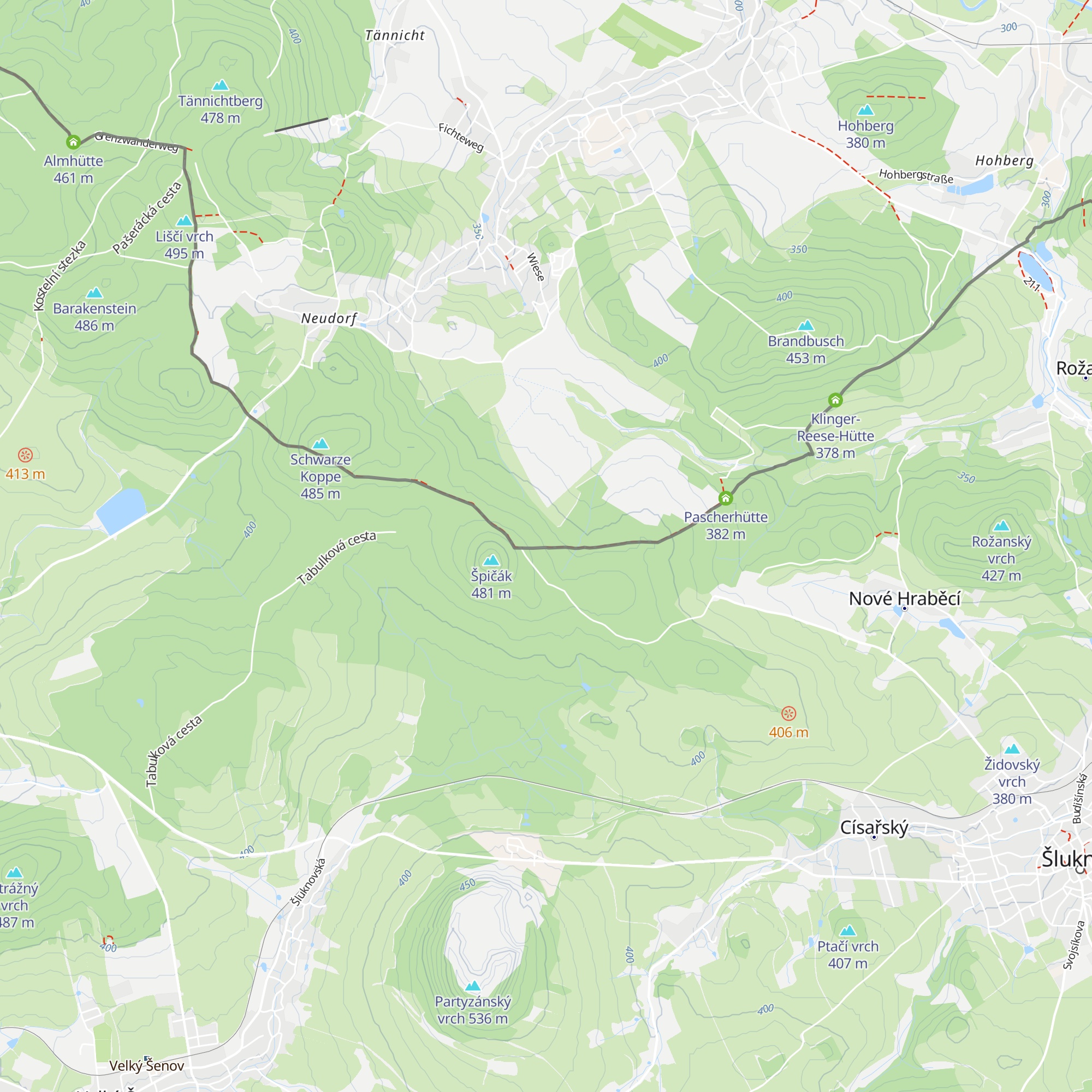 Spitzberghütte map