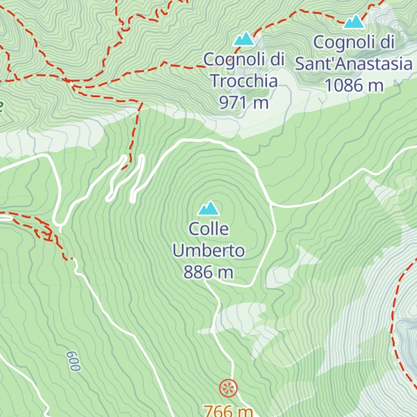Map of Colle Umberto