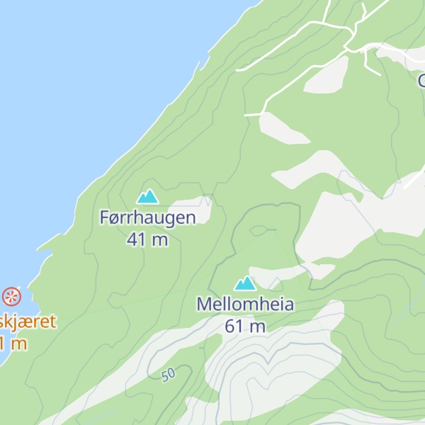 Map of Gjælentunet