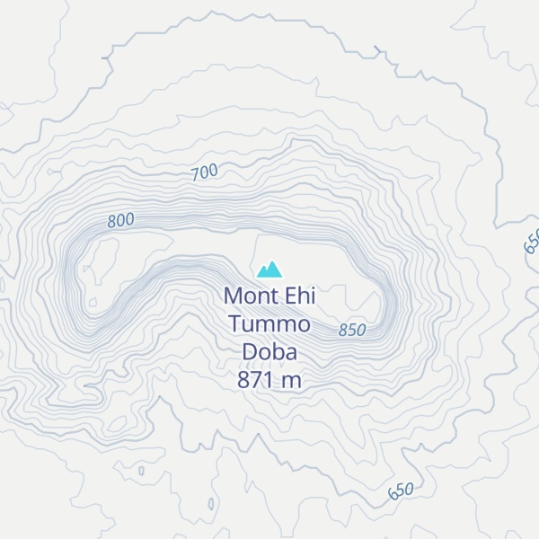 Map of Mont Ehi Tummo Doba