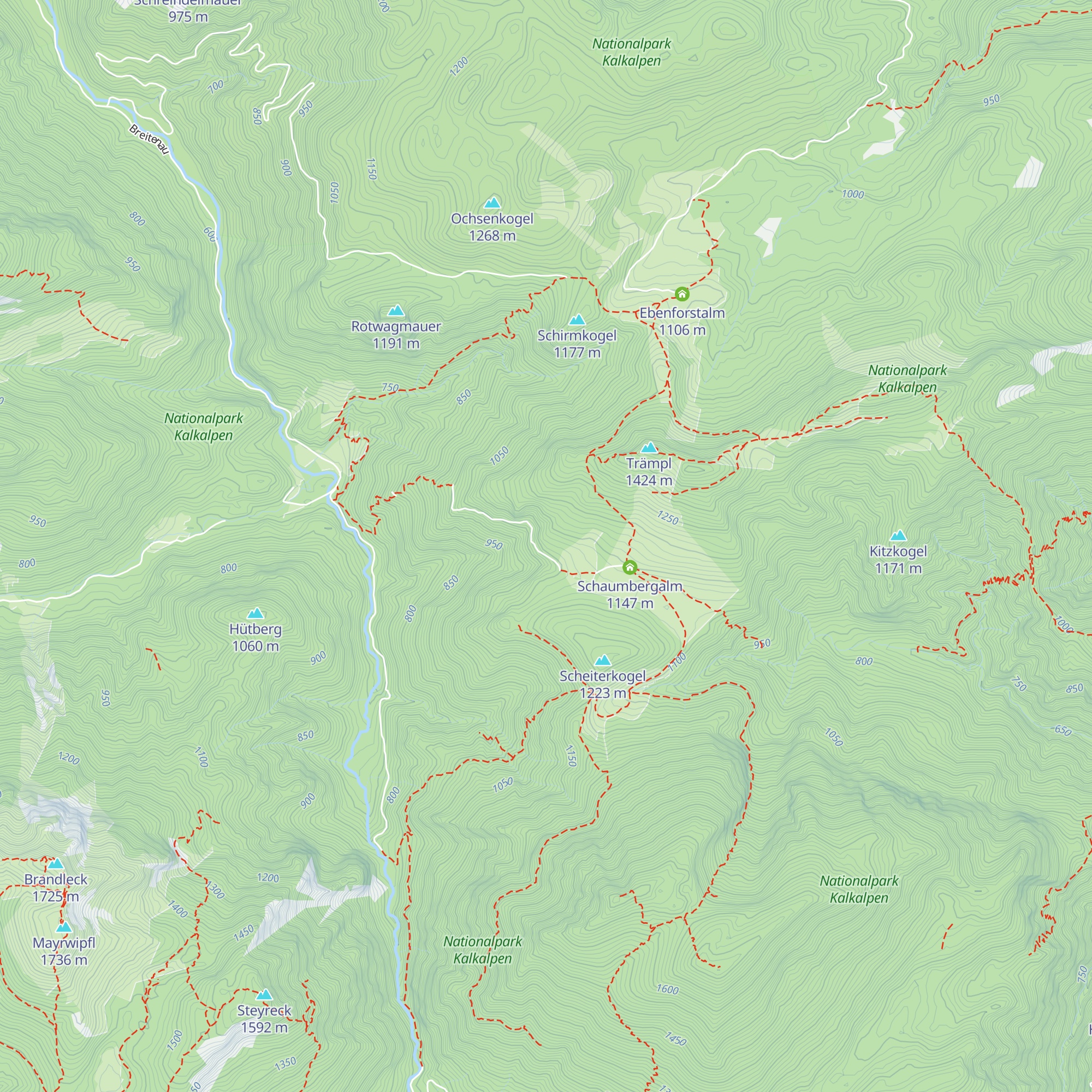 Jagdhütte Schaumberghütte map