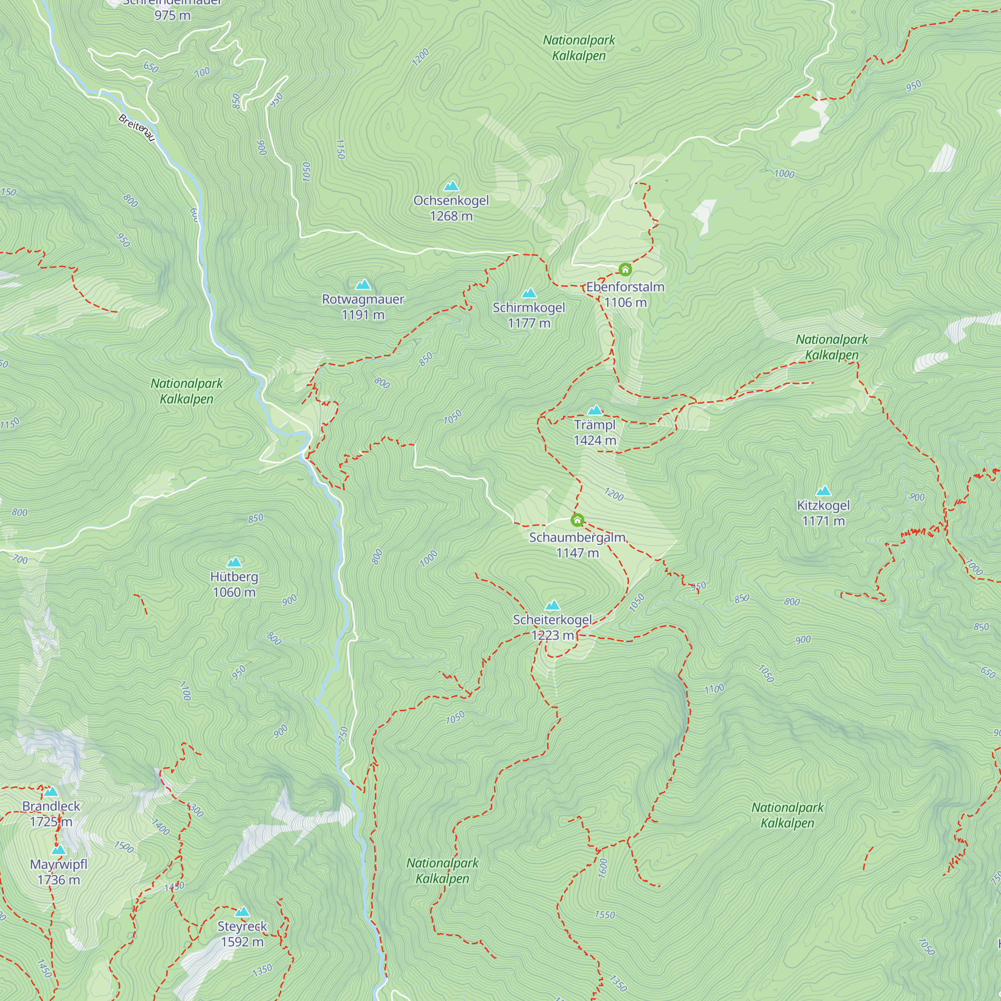 Jagdhütte Schaumberghütte map