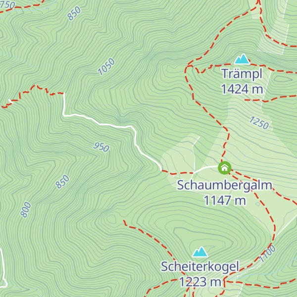 Map of Jagdhütte Schaumberghütte