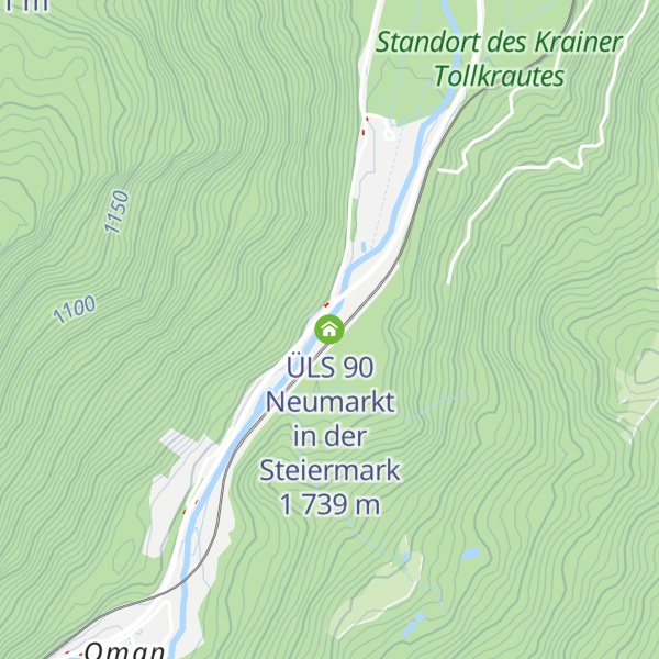 Map of ÜLS 90 Neumarkt in der Steiermark 1