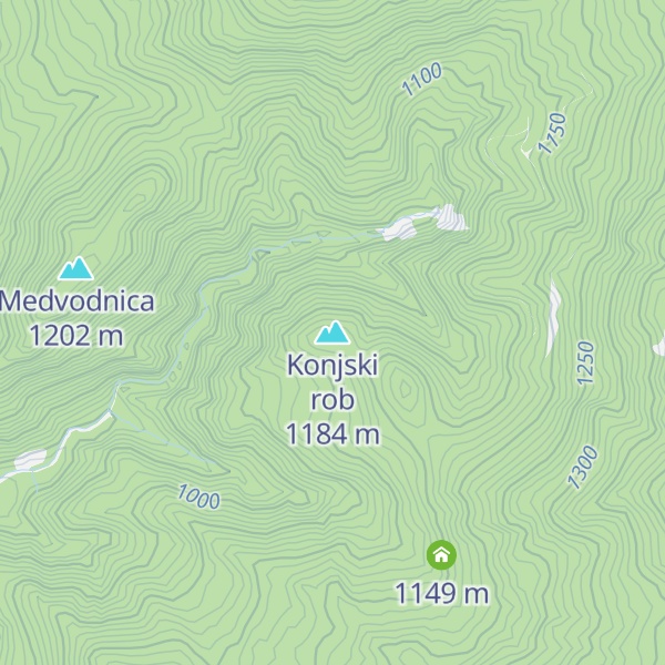 Map of Konjski rob