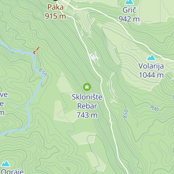 Map of Sklonište Rebar