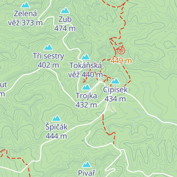 Map of Na Tokáni