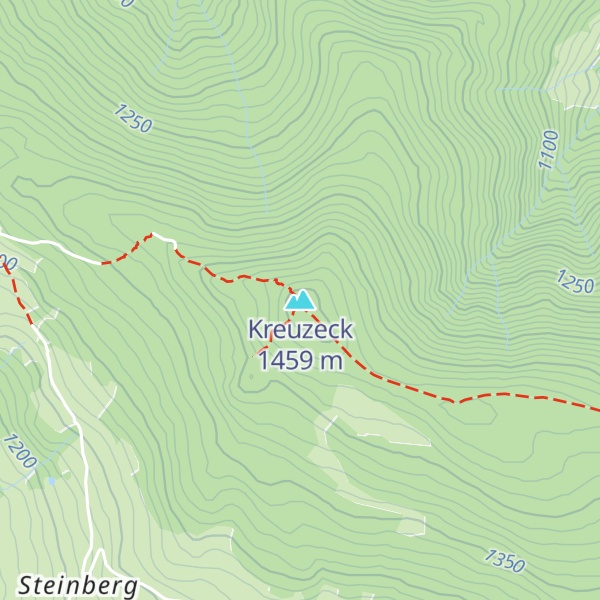 Map of Kreuzeck