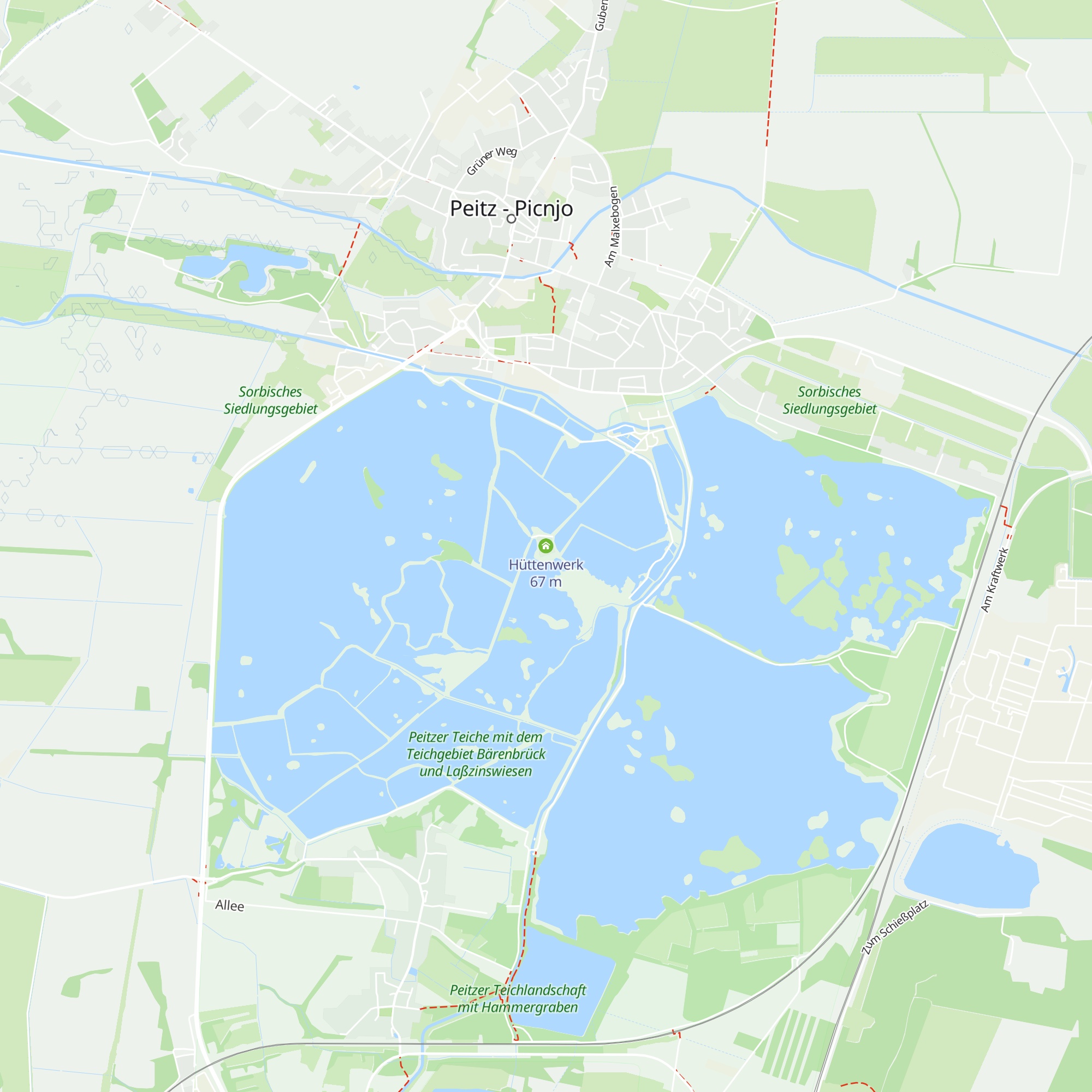Hüttenwerk map