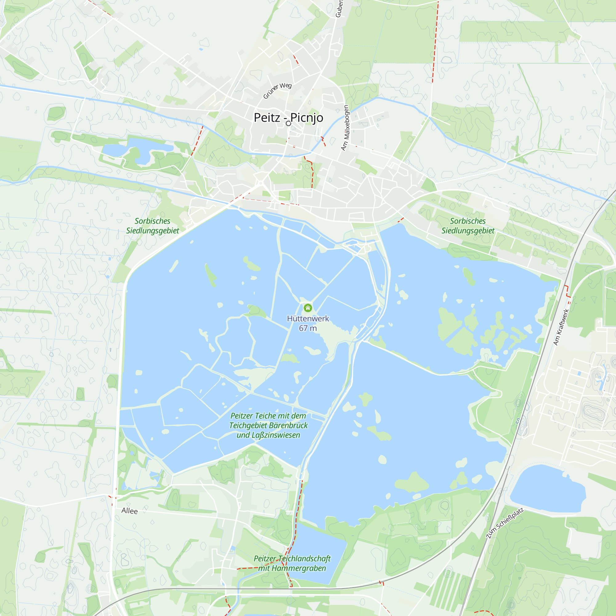 Hüttenwerk map