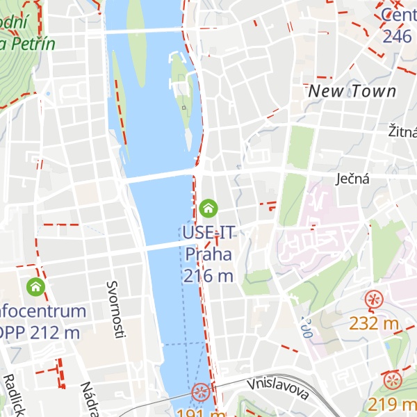 Map of USE-IT Praha