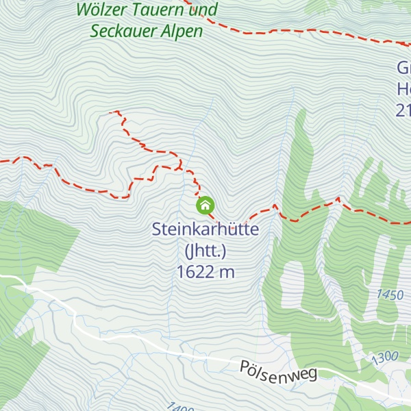 Map of Steinkarhütte (Jhtt.)