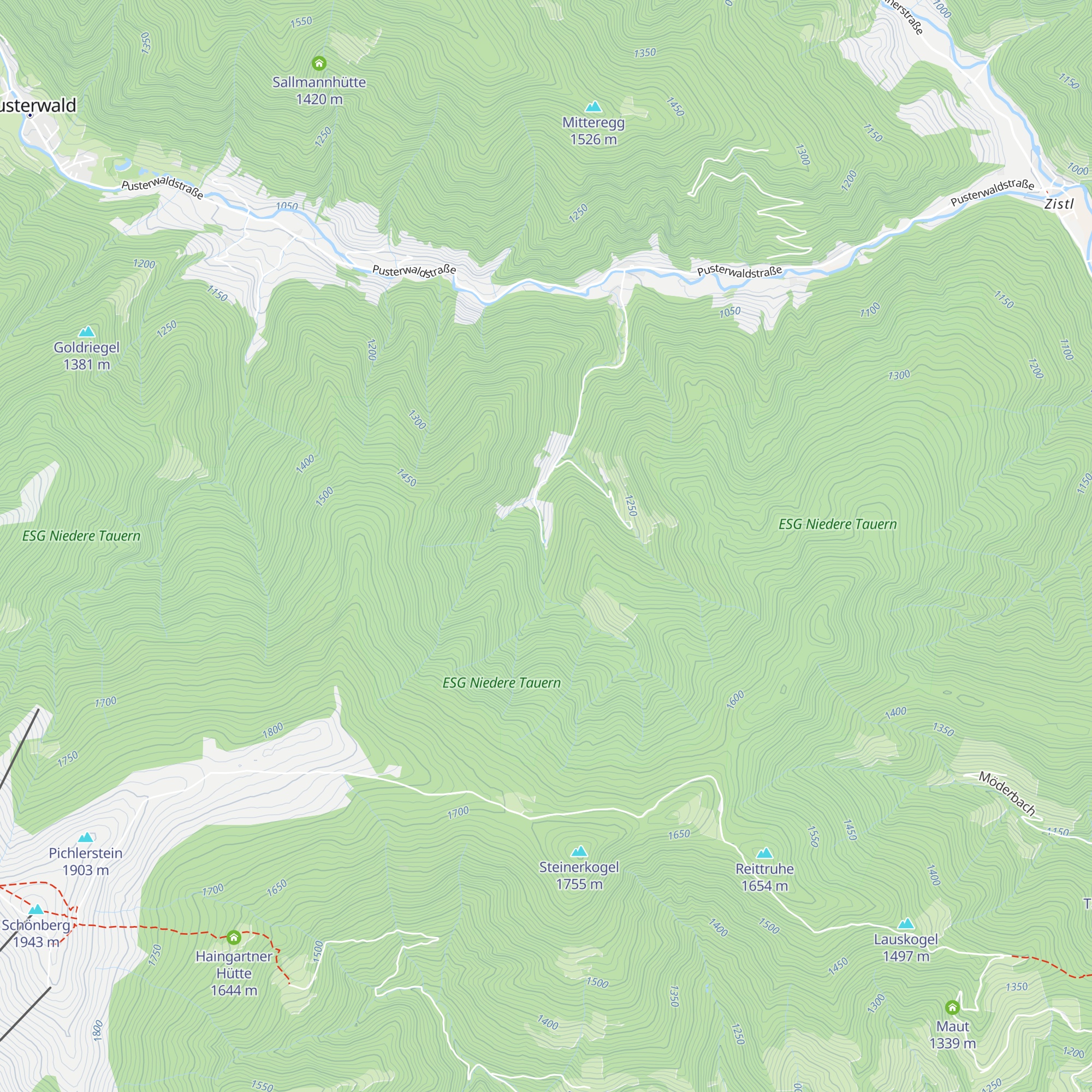 Vasoldhütte map