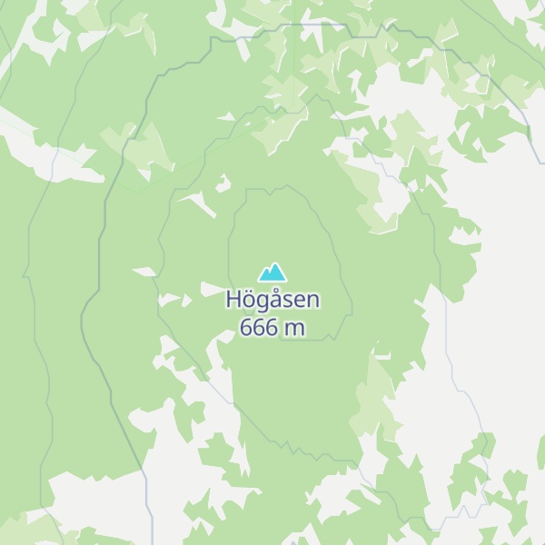Map of Högåsen