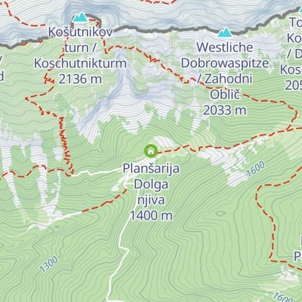 Map of Planšarija Dolga njiva