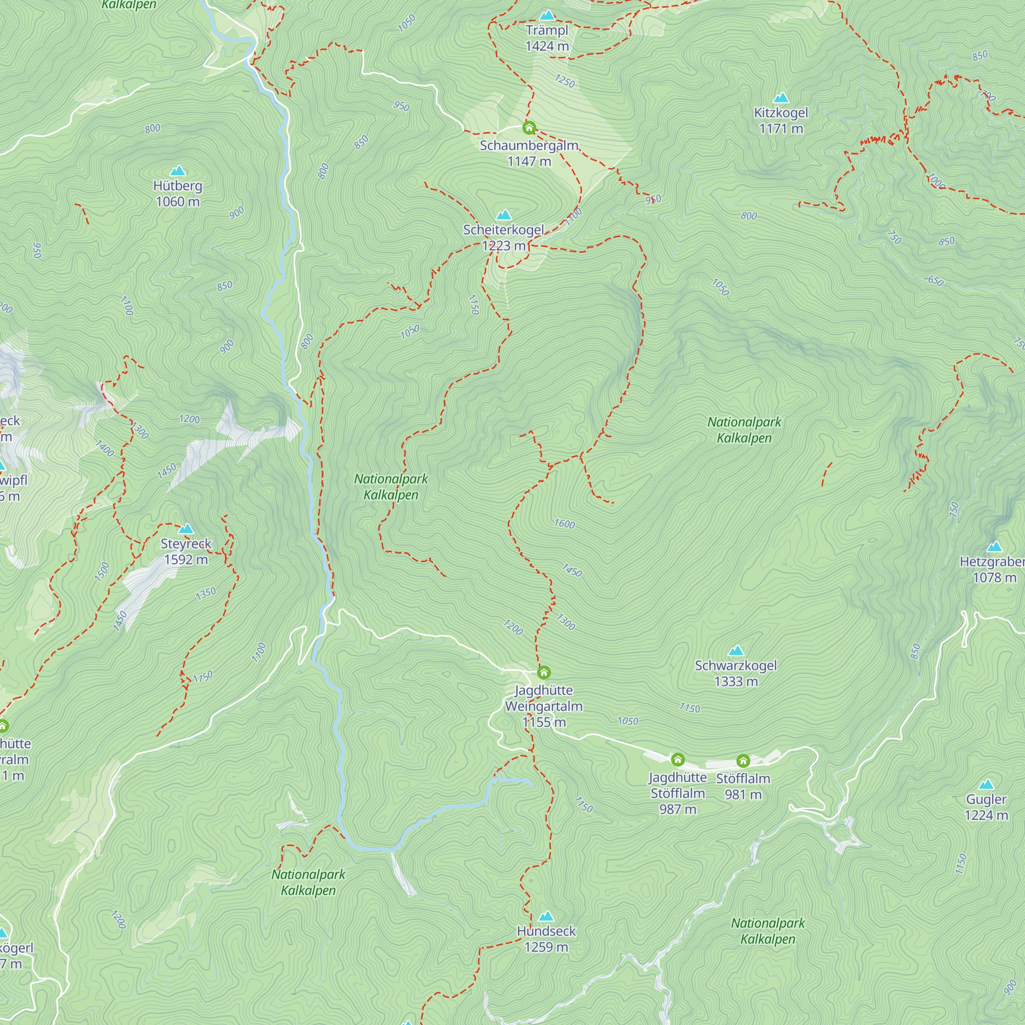 Halterhüttental map