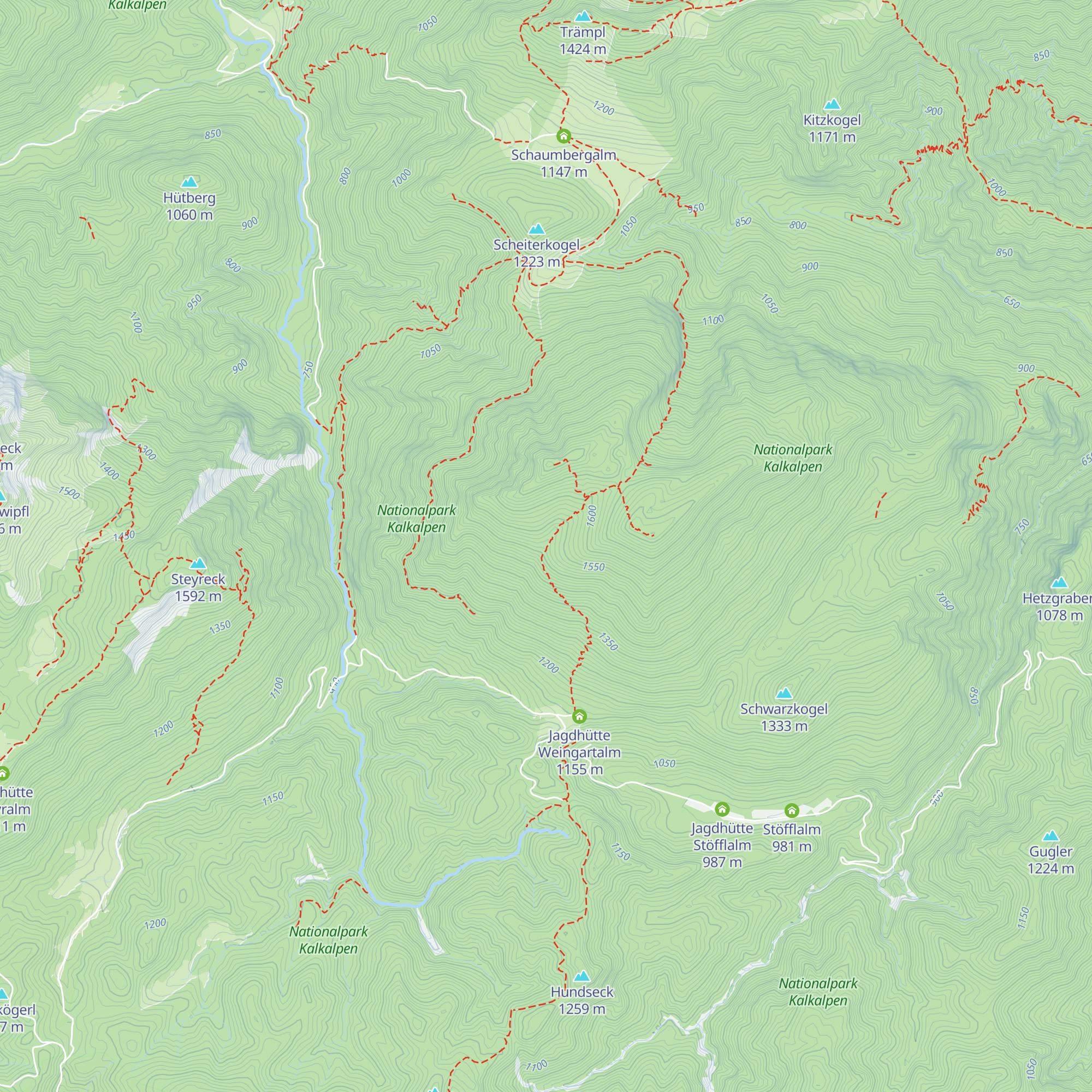 Halterhüttental map