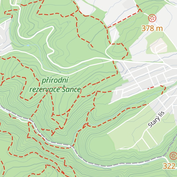 Map of Šance