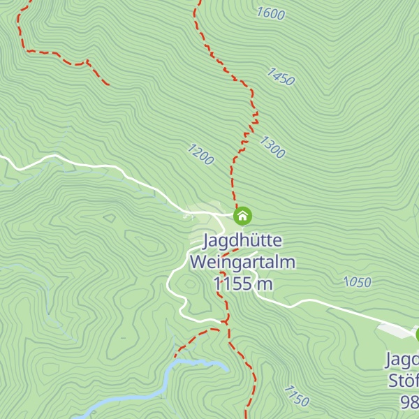 Map of Weingartalm