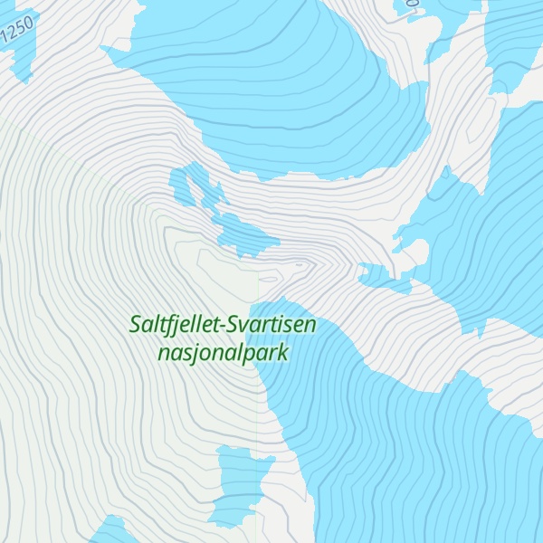 Map of Skjelåtinden