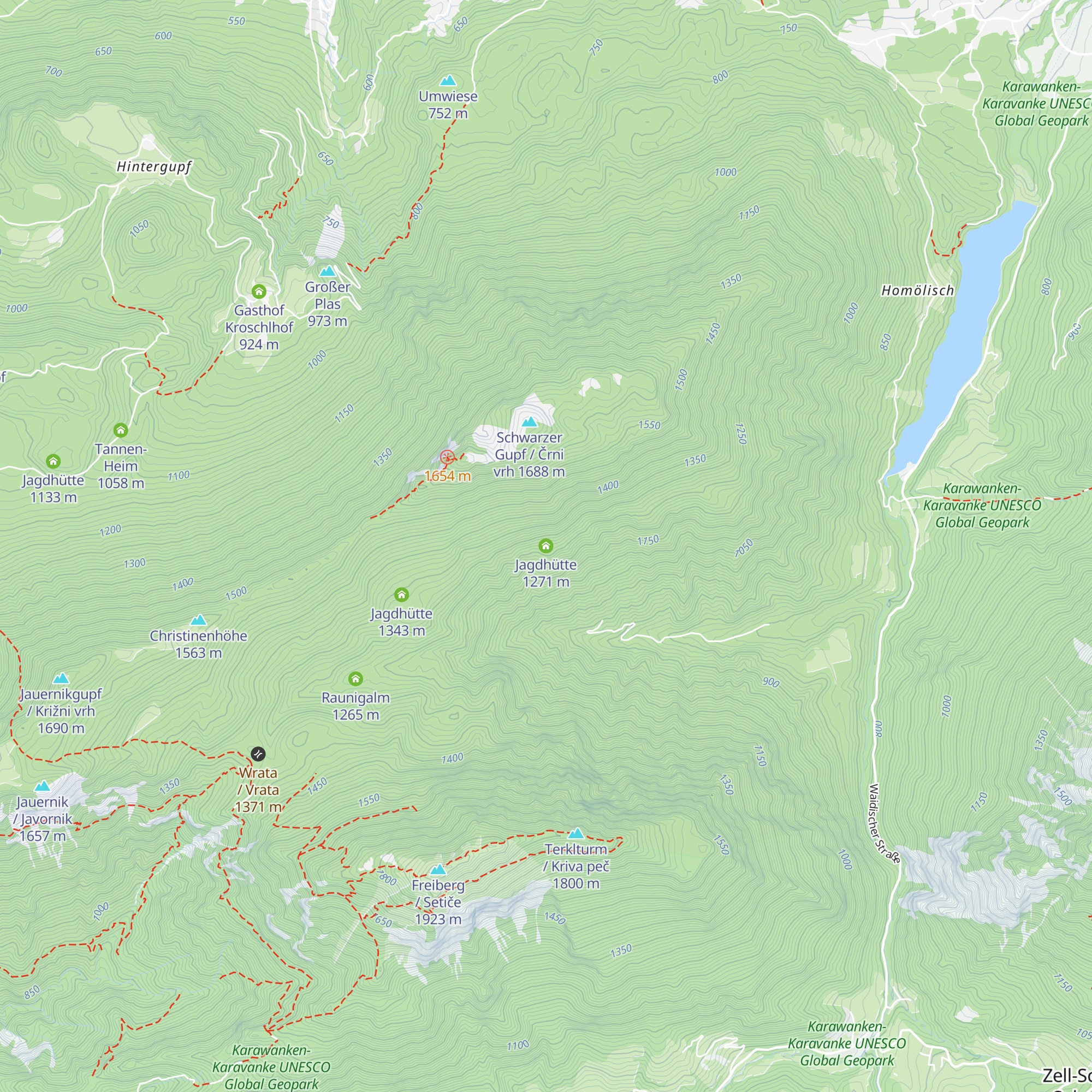 Jagdhütte map