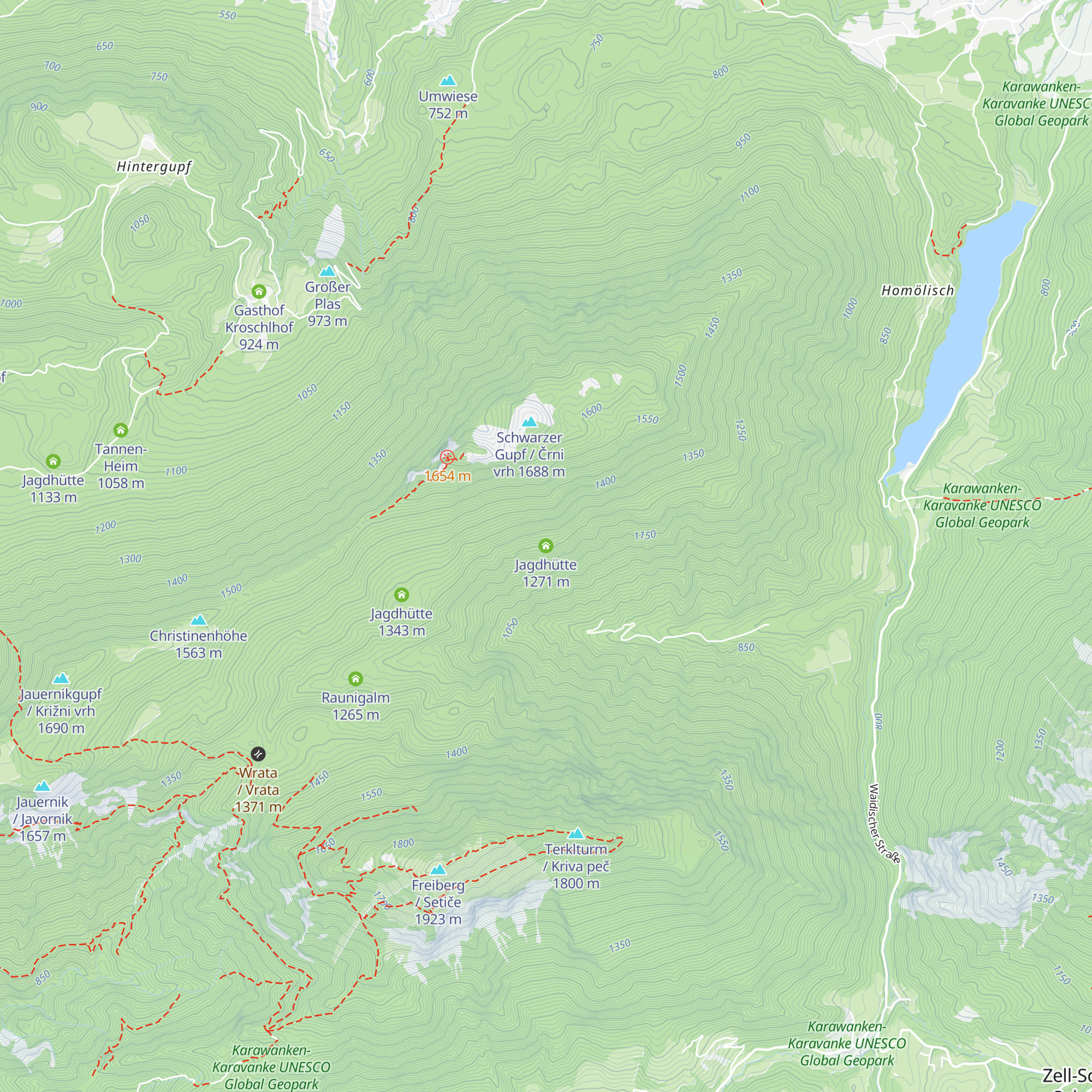 Jagdhütte map