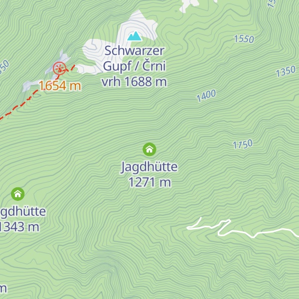 Map of Jagdhütte
