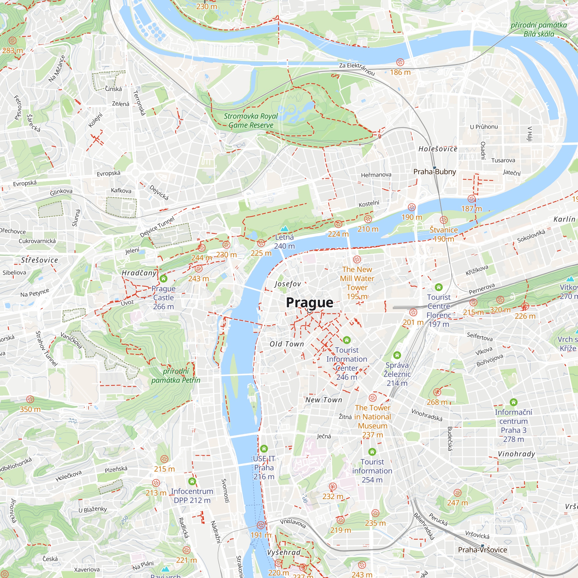 Information and Reservation Centre map