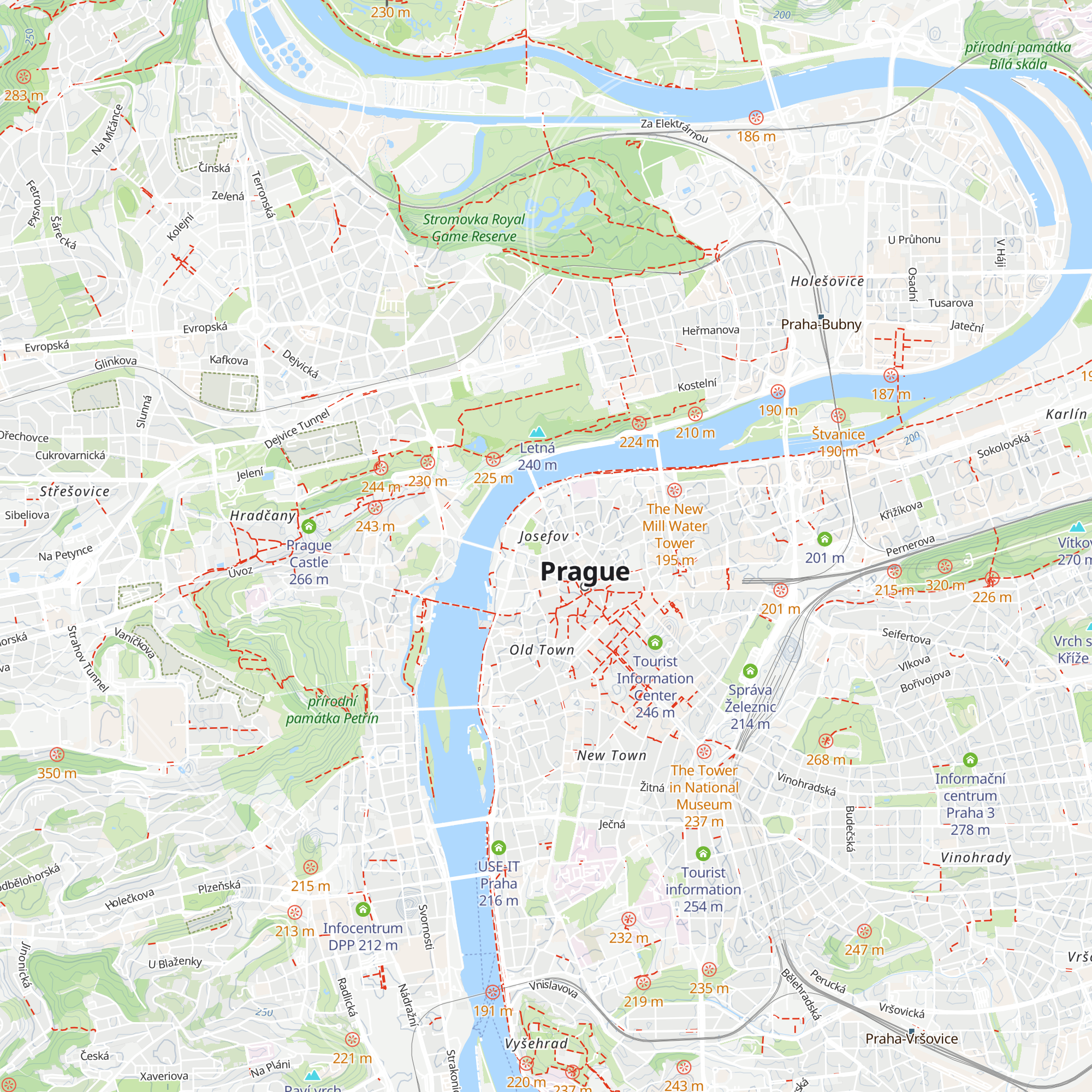 Information and Reservation Centre map