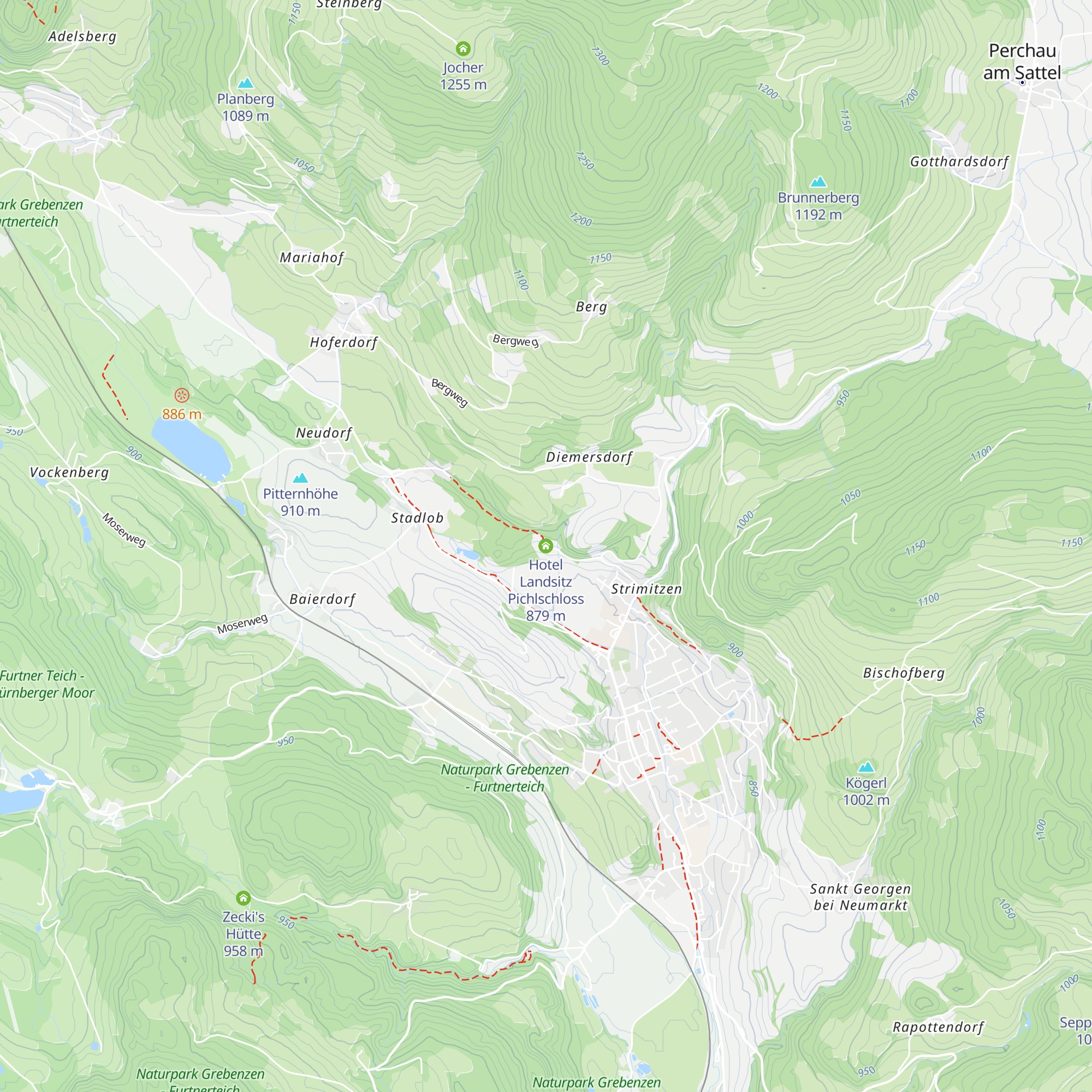 Hotel Landsitz Pichlschloss map