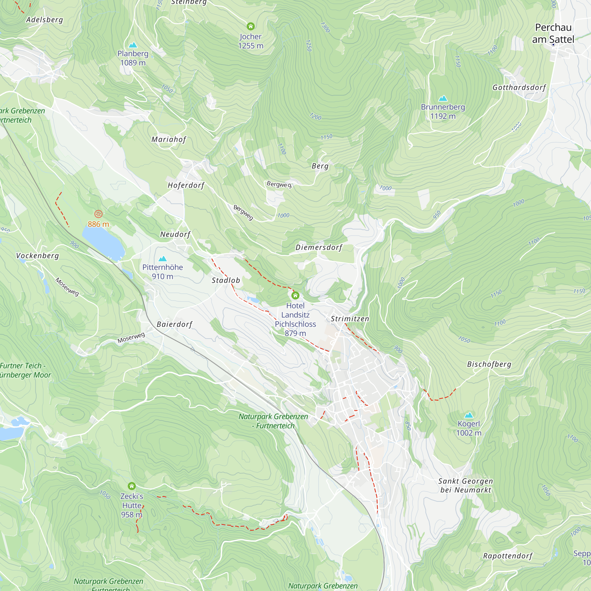 Hotel Landsitz Pichlschloss map