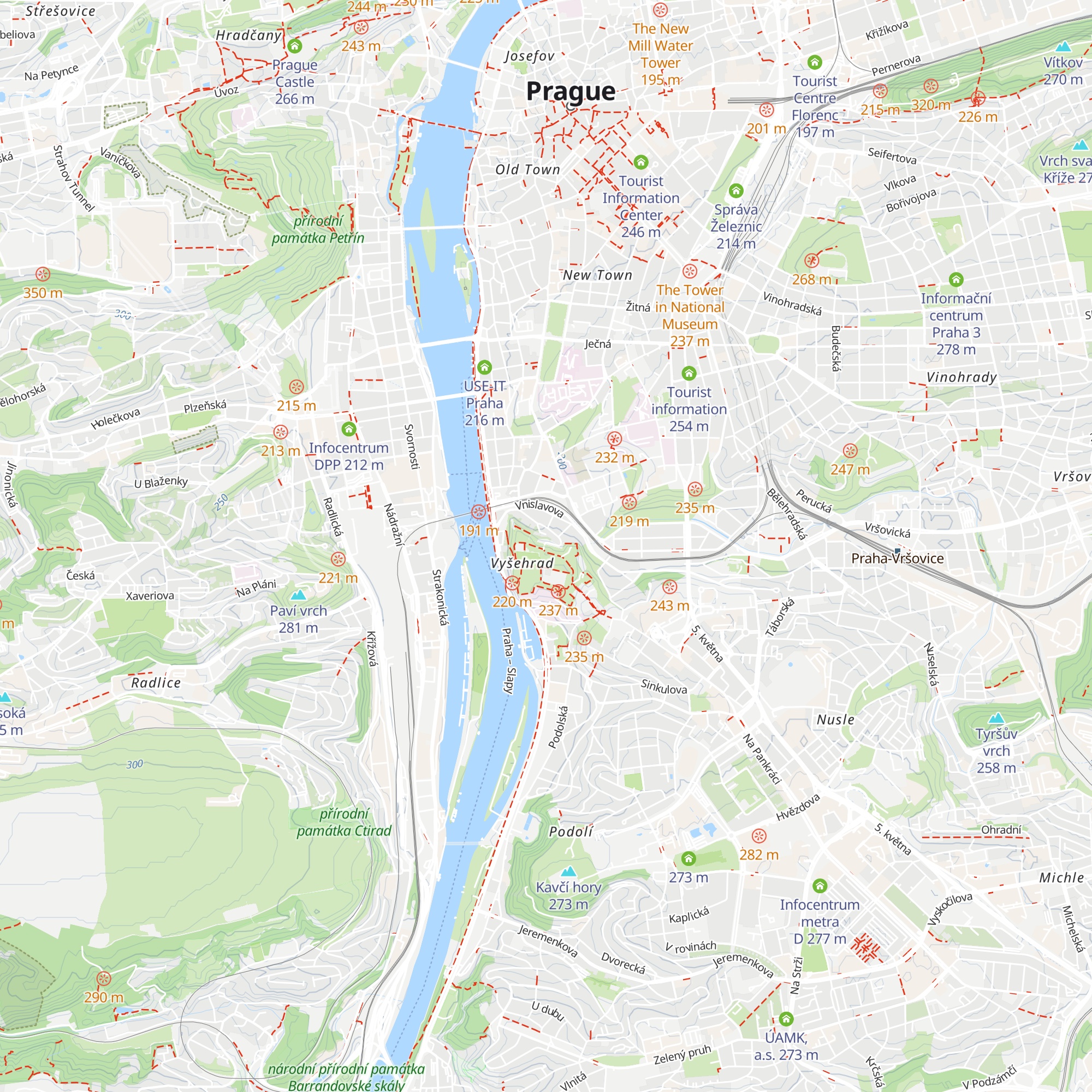 Cihelná brána Information Centre map
