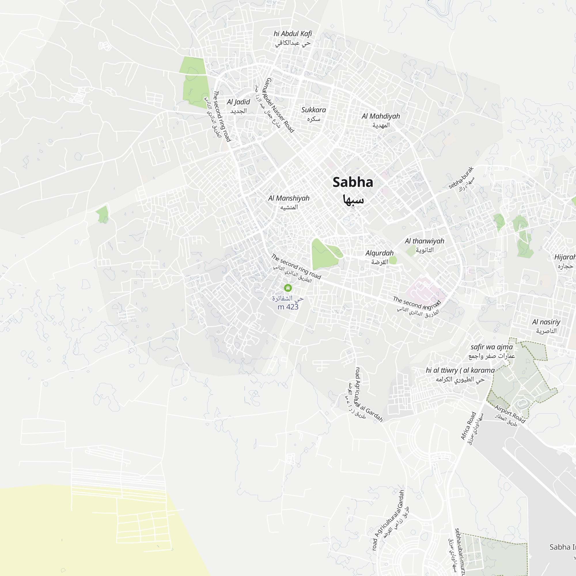 حي الشفاترة map