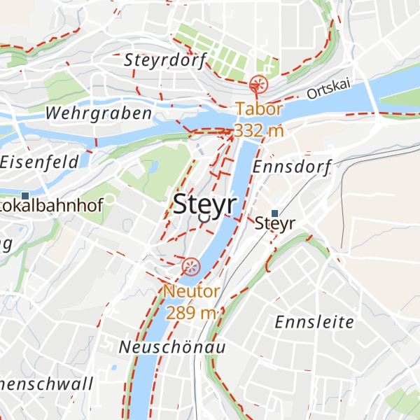 Map of Tourismusverband Steyr