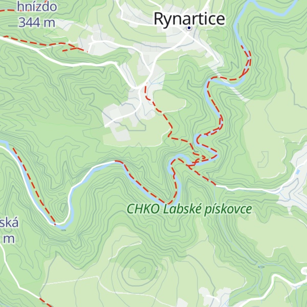 Map of Kamzičí bobek