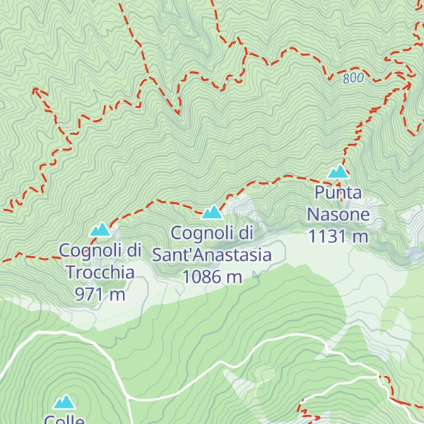 Map of Cognoli di Sant'Anastasia