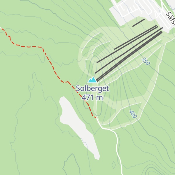 Map of Solberget Raststuga