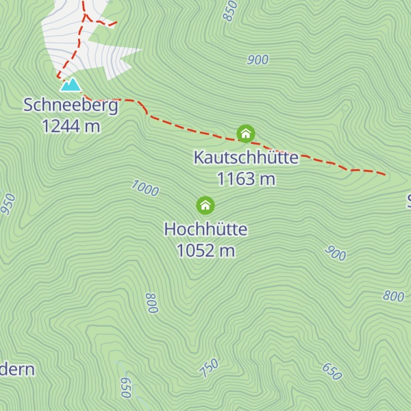 Map of Hochhütte