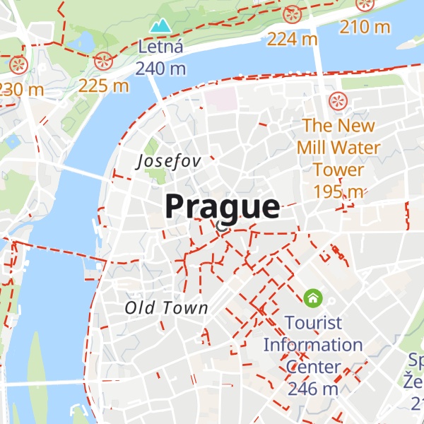 Map of Tourist information