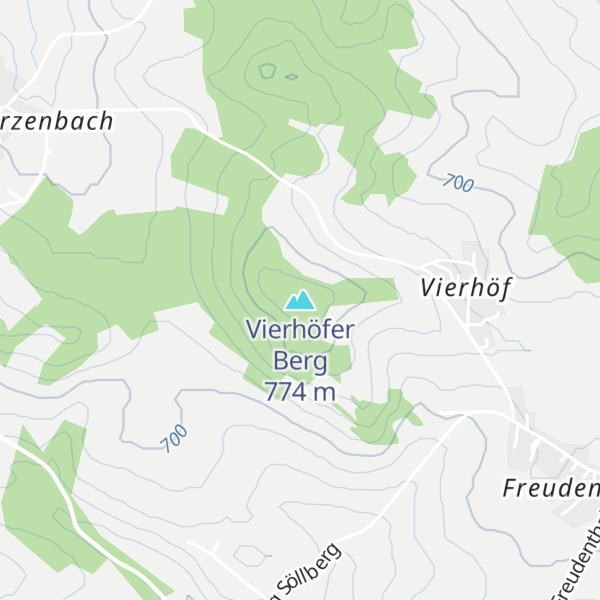 Map of Vierhöfer Berg