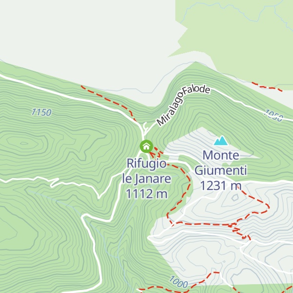 Map of Rifugio le Janare