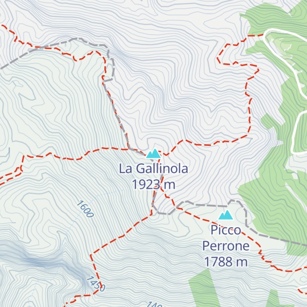 Map of La Gallinola