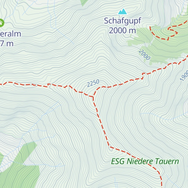 Map of Bruderkogel