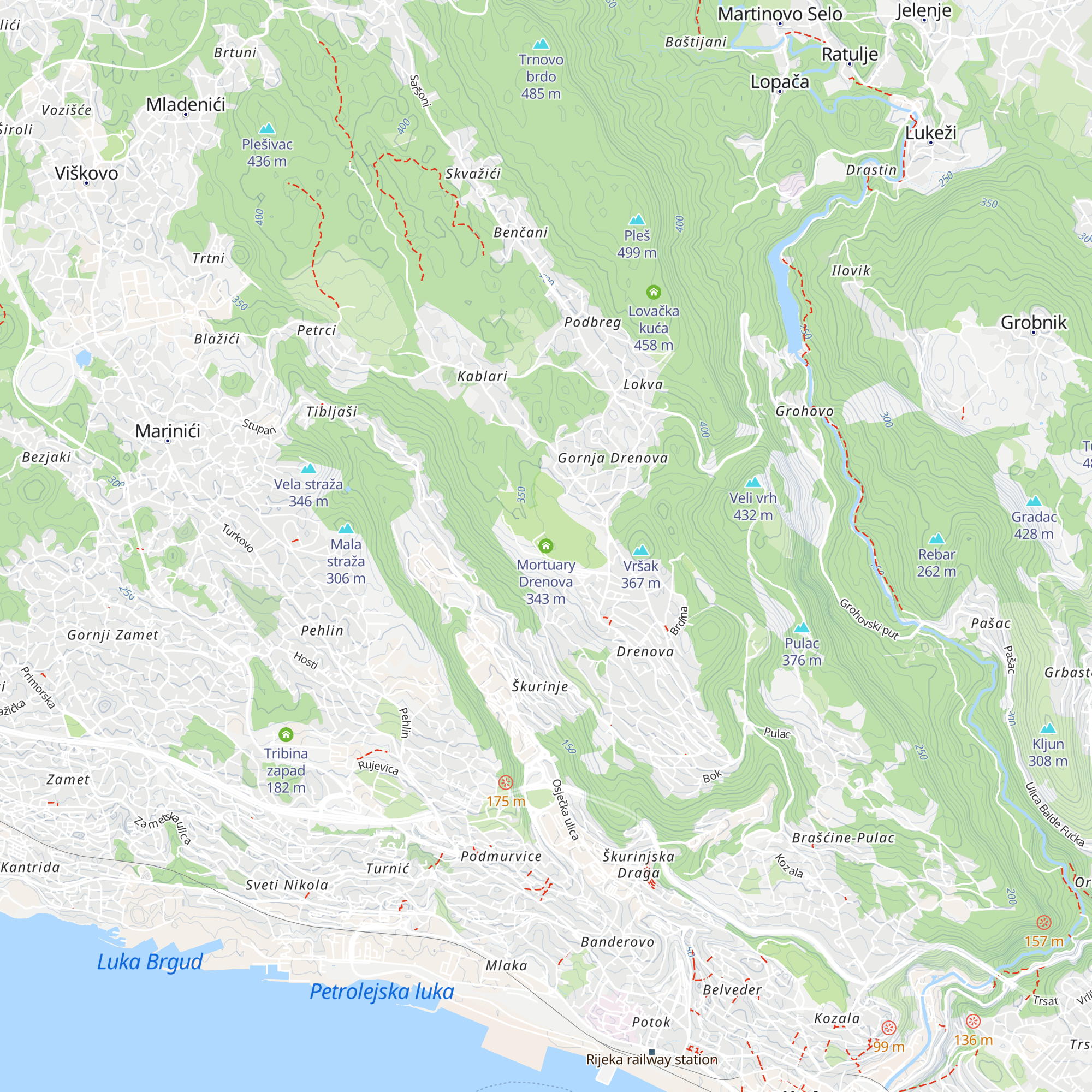 Mortuary Drenova map