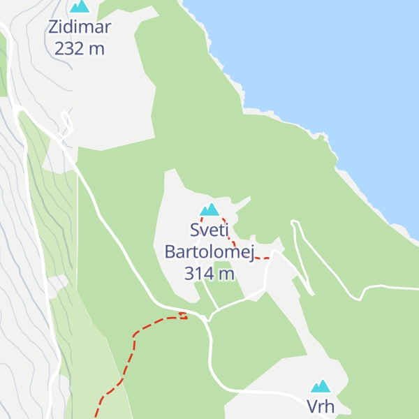 Map of Sveti Bartolomej