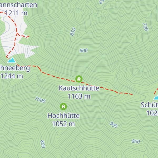 Map of Kautschhütte