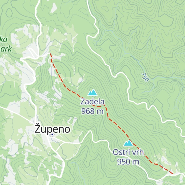 Map of Zadela