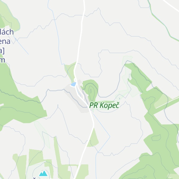Map of Kopeč